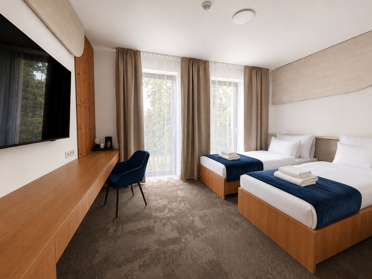 Klidný interiér Hotelu Javorka